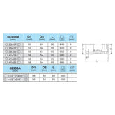 Hans 88308 1" Drive Dual Opening Budd Wheel Impact Socket Wrench | Hans by KHM Megatools Corp.